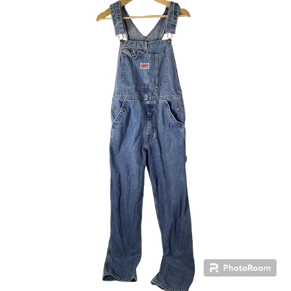 IKEDA vintage denim overalls- size small- Unisex style